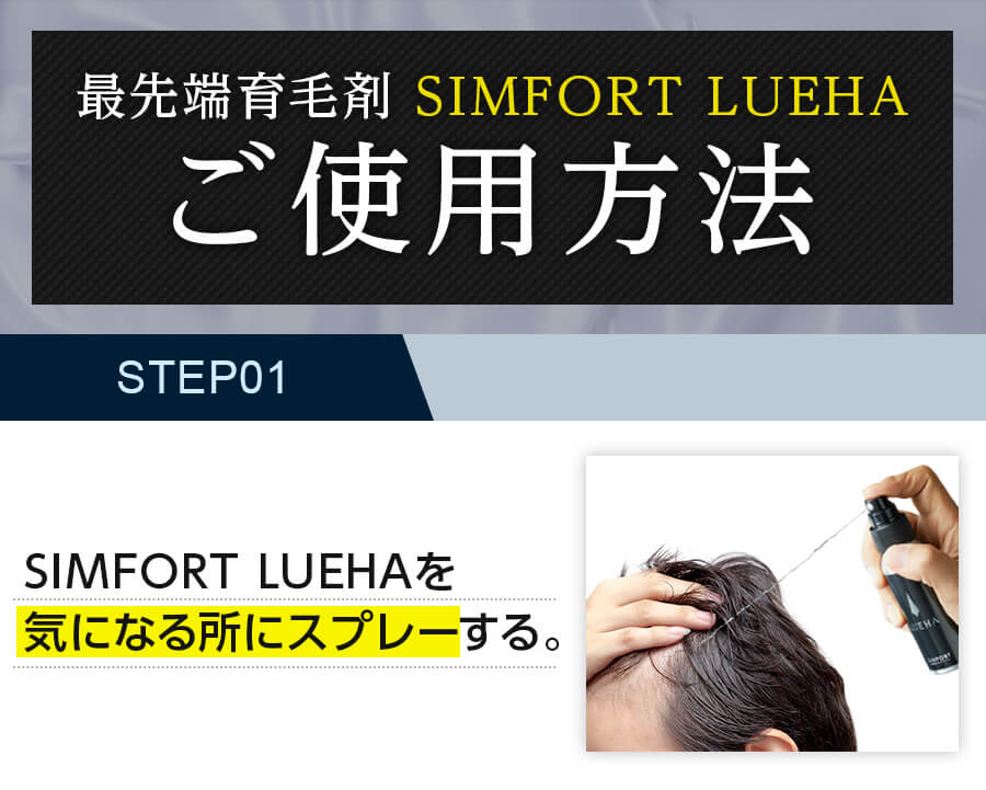SIMFORT LUEHA（ルエハ）の使い方1