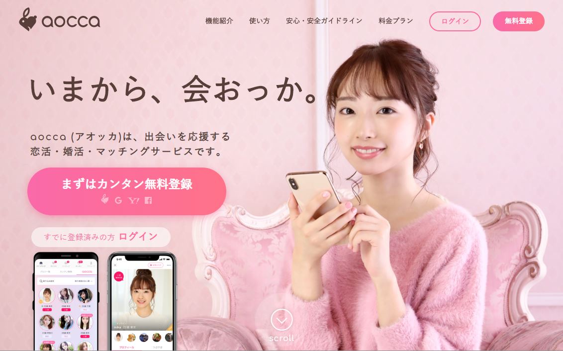 aocca（アオッカ）のFV