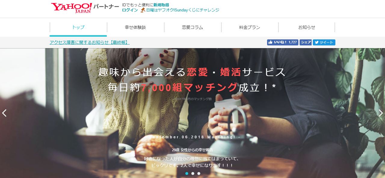 Yahoo!パートナーのFV